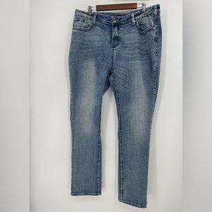 Cowgirl Tuff Co. Women's "Lighten Up" Jeans Plus Size Waist 38 and Length 35